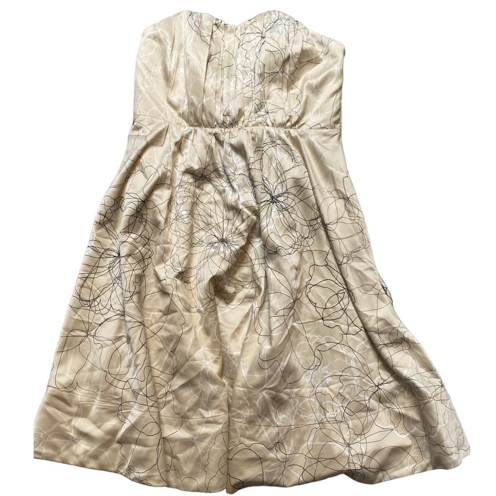 THE LIMITED STRAPELESS FLORAL OUTLINE DRESS SIZE 4